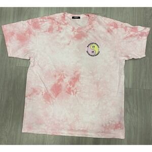 NWT Bananas Monkey Never Been Normal Tee Shirt Pink Tie Dye T Shirt Size XL